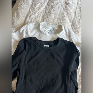 Aritzia TNA long sleeve bundle
